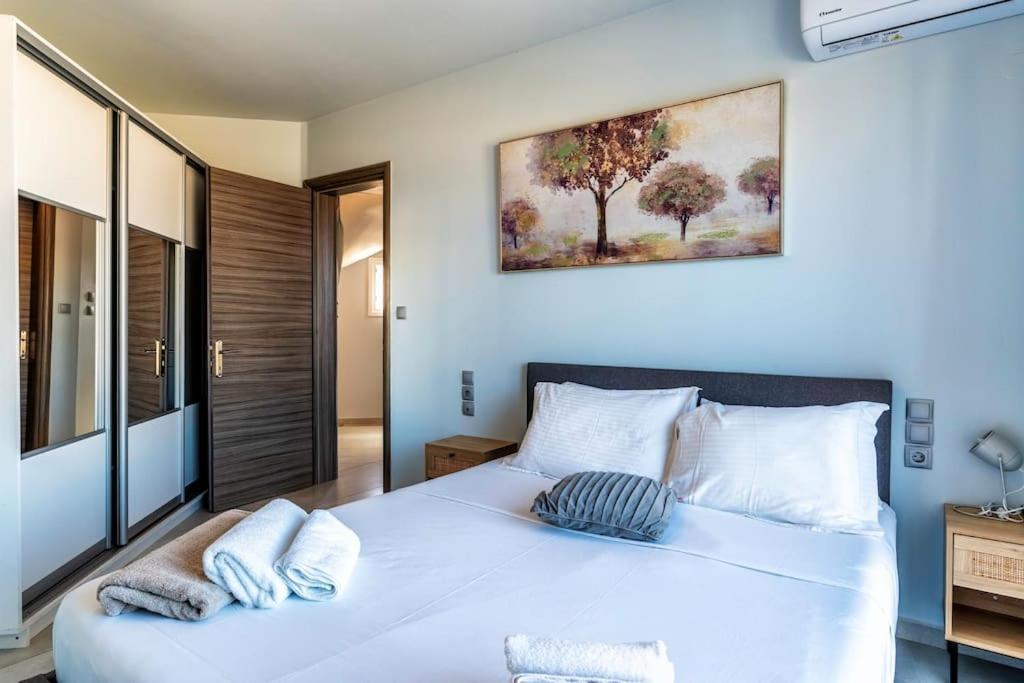 Zefyros Suite , Seafront Retreat ! Pánormos Extérieur photo