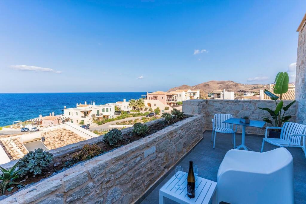 Zefyros Suite , Seafront Retreat ! Pánormos Extérieur photo